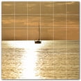 thumbnail image 1 of Picture-Tiles.com: Boat Ceramic Tile Wall Mural WAL500223-66M. 36"W x 36"H using (36) 6" x 6" Ceramic Tiles-Satin Finish, 1 of 3