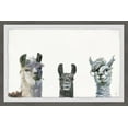 thumbnail image 2 of Llama Squad Framed Painting Print, 2 of 6