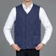 thumbnail image 5 of Puntoco Chaqueta Informal Sin Mangas Y Cálida Con Cuello De Color Liso A La Moda Para Hombre, 5 of 5