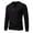 Black #2, variant on Tawop Mens Shirts Casual Stylish Mens Pocket Tees Long Sleeve Polo Shirts Henley Flip Collar Black L