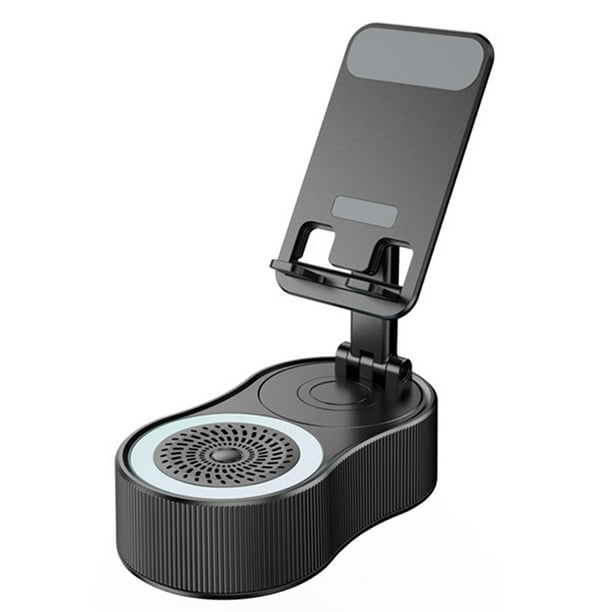 Soporte Celular Con Altavoz Y Banco BT para Hombres Mujeres () Negros