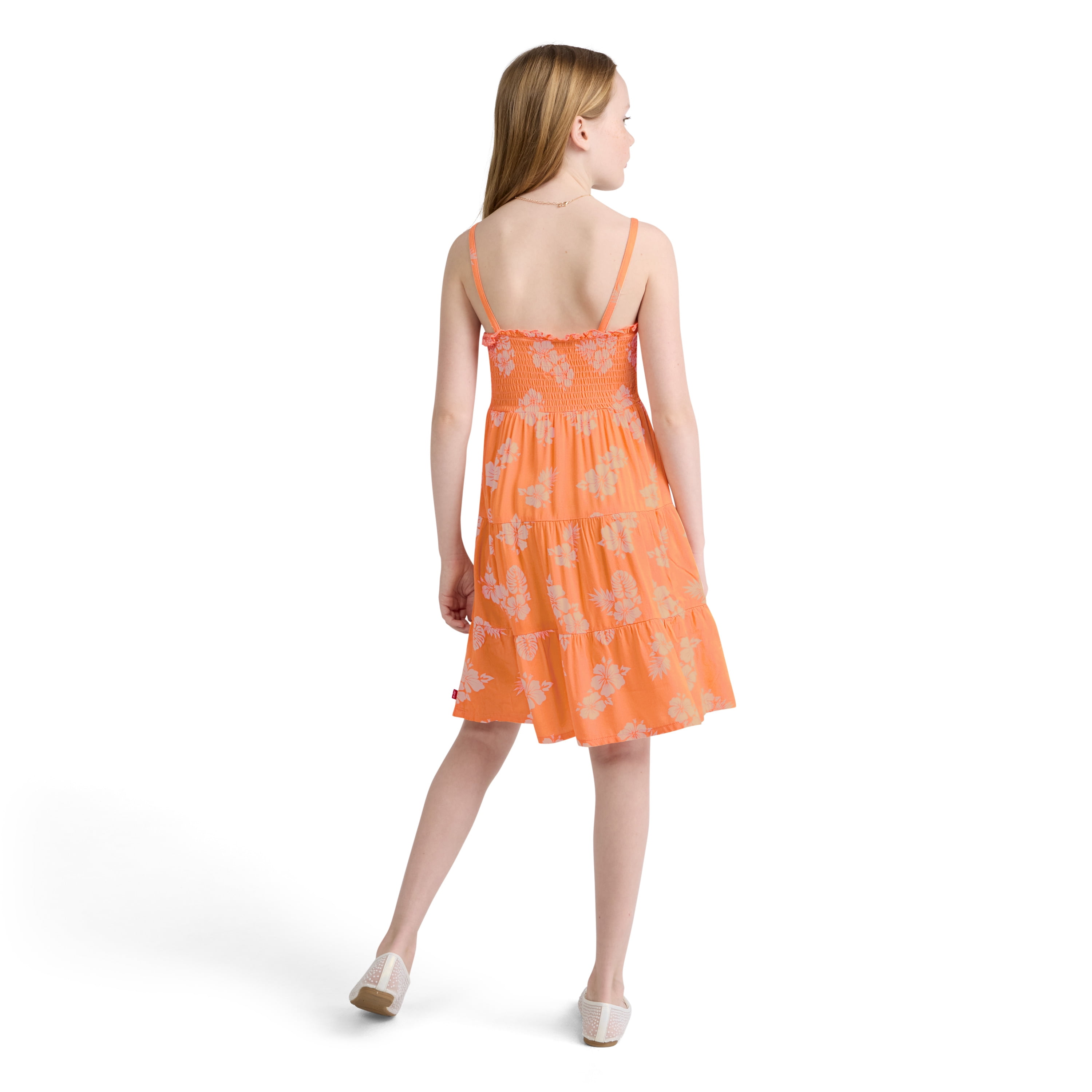 Levi's Girls Smocked Tiered Tank Dress, Sizes 7-16