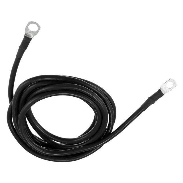 Car Marine Battery Inverter Cable 5/16"-3/8" 9ft Battery Copper Wire Black