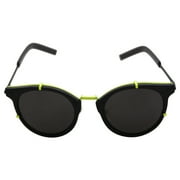 Christian U-SG-2274 Christian Dior Dior 0196-S TC8Y1 - Black Fluorescent Yellow Unisex Sunglasses, 48-22-145 mm