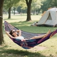 thumbnail image 6 of Hanging Hammock Portable Travel Camping For Outdooor Beach Camping Hiking Colorful Sea Turtles, 6 of 8