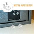 thumbnail image 3 of unbranded 12Ud Clips De Soporte Para Estantes De Metal Plata Para Gabinetes Fácil Instalación Y Uso Seguro, 3 of 8