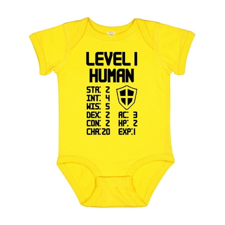 

Inktastic Level 1 Human Gift Baby Boy or Baby Girl Bodysuit