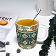 thumbnail image 5 of Disketp Traditional Tribal Aztec1 Large Coffee Mug with Handle Tea Cup Novelty Coffee Cup for Men Women Office Work, 5 of 6