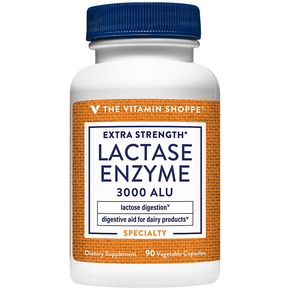 Extra Strength Lactase Enzyme ? Digestive Aid ? 3,000 ALU (90 Vegetable Capsules)