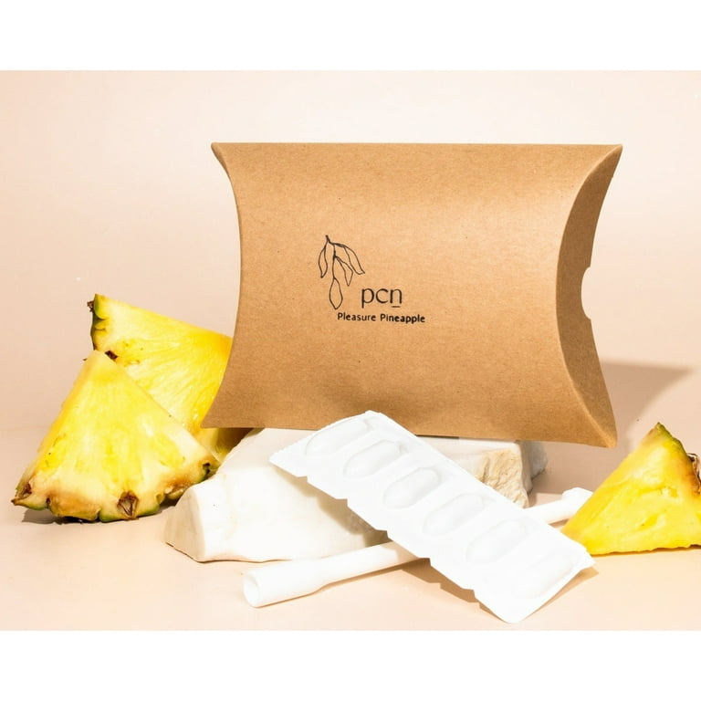 Pineapple Scented- Yoni Flavored Suppository Melts, Vaginal Moisturizer, pH Friendly