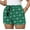 04-Green Leaf, variant on Daystry Women Casual Shorts Drawstring Summer Comfy Elastic Waist Lightweight Shorts Pull On Short with Pockets