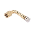 thumbnail image 3 of 2pcs Valve Extension Valve Extension Adapter Tire 90 Degree Bent Metal Angle for Bicycle Motorcycle Scooter, 3 of 5