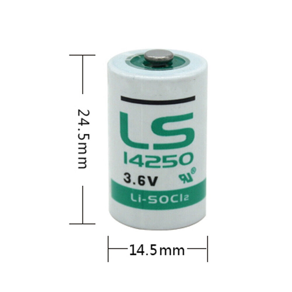 US STOCK 10PCS LS14250 1/2 AA 3.6v 1200mAh LS14250 PLC Lithium Battery Replace Battery
