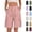 Pink, variant on Vivianyo HD Women's Quick Dry Drawstring Cargo Bermuda Shorts, Summer Multi Pocket Outdoor Shorts for Women, High Waisted Knee Length Bottoms for Hiking and Daily Outings, Sizes S-2XL