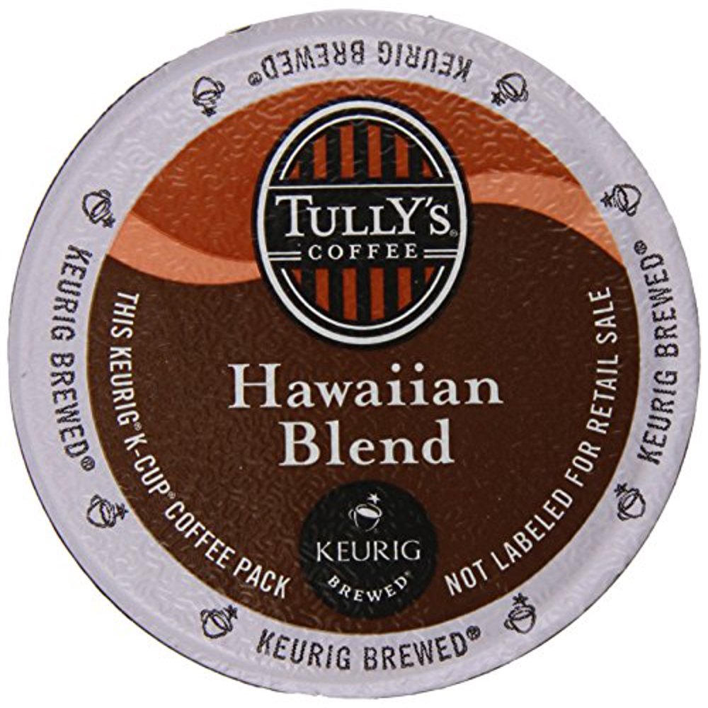 Tully's Coffee Hawaiian Blend KCups, 80 Count