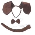thumbnail image 2 of Dog Ears Headband Tail Bowtie Set Hair Hoop for Party Performance Masquerade, 2 of 10