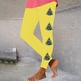 thumbnail image 1 of Pantalones moldeadores de moda para mujer, leggings con estampado navideño y pantalones elásticos deportivos para yoga, pantalones para mujer, 1 of 5