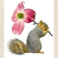 thumbnail image 2 of CafePress - Squirrel Pink Flower Tote Bag - Unisex Canvas Tote Bag, Beige, 1-Piece, 2 of 7