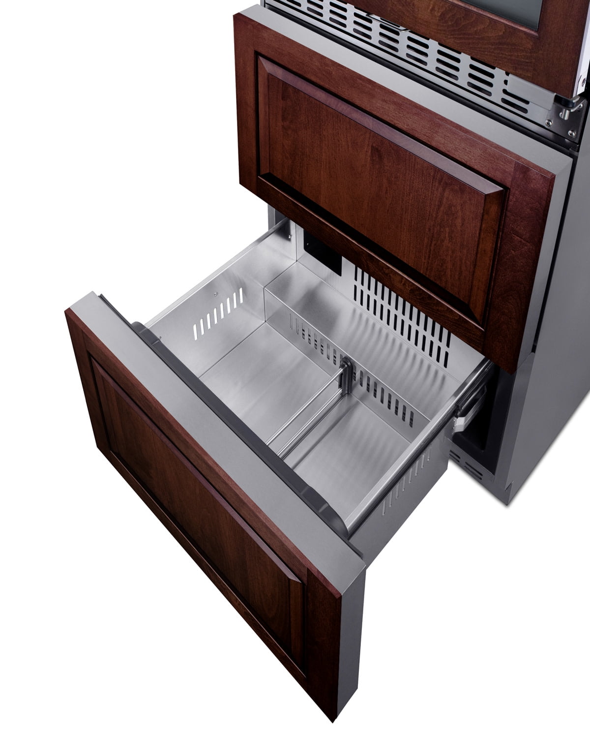 Summit Swcdaf24pnr 24 Inches Wide 46 Bottle Capacity Free Standing Wine Cooler - Panel Ready