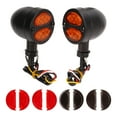 thumbnail image 4 of Indicator Blinker, High Brightness Multifunction Dual Color Motorcycle Turn Signal Light  For Motorbike Black,Electroplating, 4 of 8