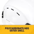 thumbnail image 3 of Casco de seguridad DEWALT DPG22V unisex tipo II clase C blanco, 3 of 6