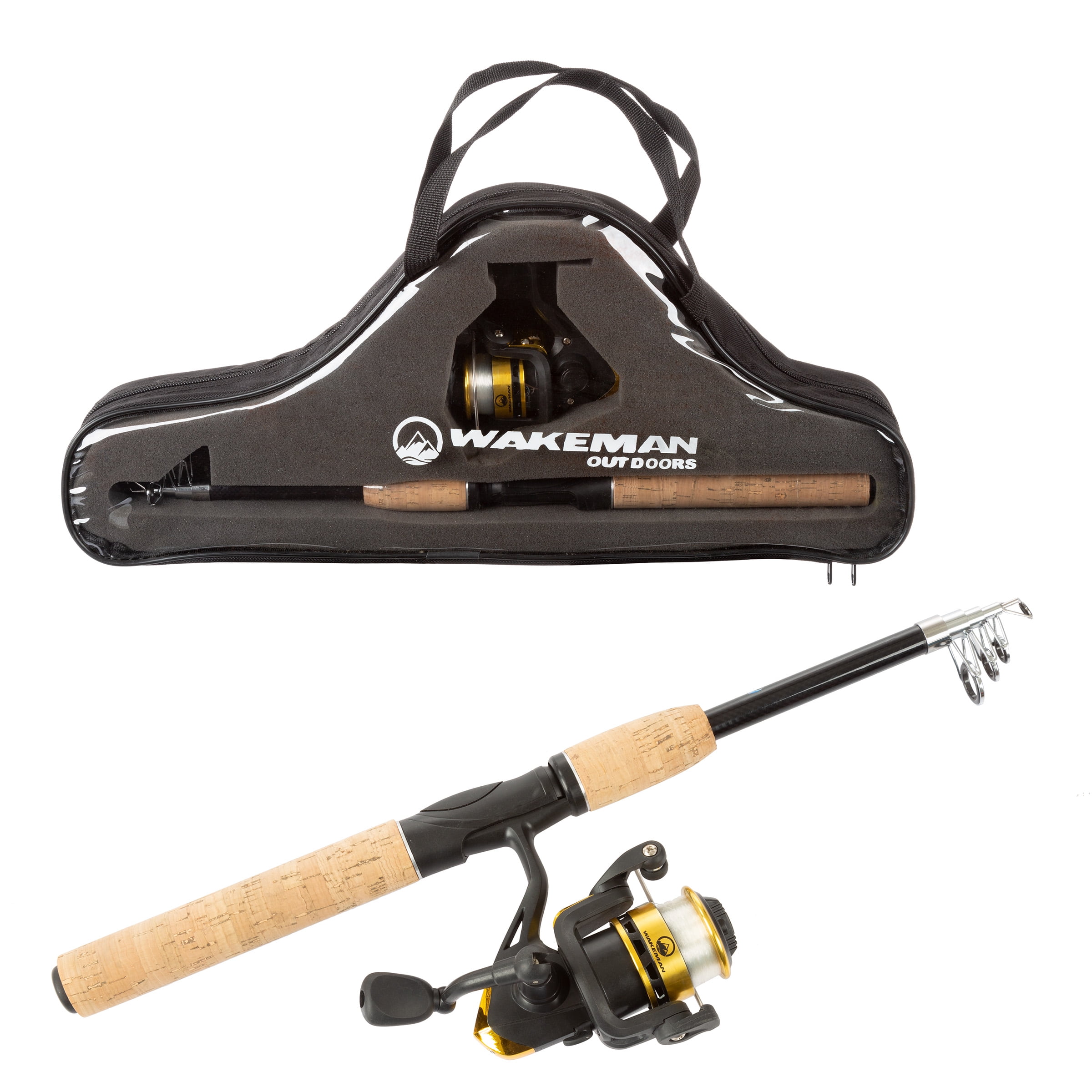 collapsible fishing pole walmart