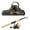Black; Natural, variant on Wakeman 5'6" Telescopic Spinning Rod and Reel Combo With Carry Case