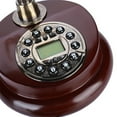 thumbnail image 4 of Dual de teléfono retro con tapete antideslizante, funcional de Rellamada y pausa, ideal para uso domémico y de Oficina, Alimentación por Línea telefónica fsk/dtmf, fácil, 4 of 7