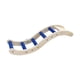 thumbnail image 5 of Escalera para pájaros, garras para patas, soporte para recortar picos, loros y hámsteres. azul, 5 of 9