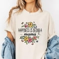 thumbnail image 2 of Happiness Is Being A Grandma T-shirt, Mother's Day Shirt, Mother's Day Nana Tshirt, Floral Granny Gift, Mother's Day Grandma Tee, 2 of 7