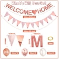 thumbnail image 2 of Yansion Rose Gold Welcome Home Decoration Kit, 1 Set of Banners and Balloons, 2 of 9