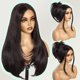 thumbnail image 5 of Peluca Worldnewhair, color negro natural, 66 cm, 13 x 4, HD, encaje frontal, 5 of 7