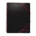 thumbnail image 2 of Black n' Red Twinwire Filing Notebook Twin Wirebound - Ruled - High White Paper - Lightweight, Portable, Micro Perforated, Punched, Resist Bleed-through, Elastic Strap - 1Each, 2 of 4