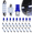 blue, variant on 24PCS LED Interior Replacement Bulbs, Interior Car Lights, Dome Light LED Car Bulb Kit Set T10 31 mm 42 mm, Used for Map Dome Lights and License Plate Courtesy Lights Accessories