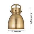 thumbnail image 2 of Innovations Lighting - Newton Bell - 1 Light Flush Mount In Industrial, 2 of 2