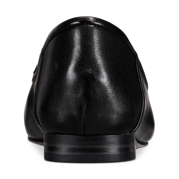 ALFANI Womens Black Hardware At Vamp Goldii Round Toe Slip  display picture 1