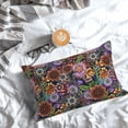 thumbnail image 3 of Cauagu Vintage Floral Print Pillow Covers with Envelope Closure,1PC Pillow Cases Decorative Pillow Case for Bed & Couch, Pillows Not Included-20"x30", 3 of 6