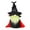 B, variant on Wovilon Halloween Decor Halloween Doll Black Robe Rudolph Makeup Party Hat Faceless Doll Gnome