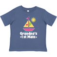 thumbnail image 3 of Inktastic Grandpas First Mate Girls Pink Sailboat Girls Baby T-Shirt, 3 of 5