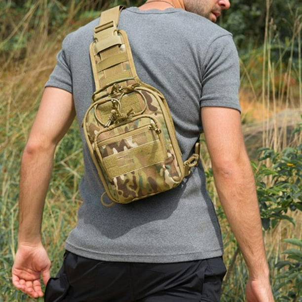 Bolso de hombro Paquete de pecho Mochila de deporte militar Molle de mensajero de un solo hombro del Zulema bolsas tacticas para hombres