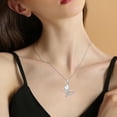 thumbnail image 6 of SISGEM Butterfly Necklace for Women, 925 Sterling Silver Diamond Butterfly Pendant Necklace, Jewelry Gifts for Mother Wife Lover Birthday Christmas Anniversary, with 18+2inch Chain, 6 of 6