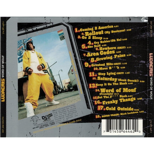 Uni Dist Corp, Music & Performance, Word of Mouf, Ludacris CD