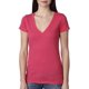 thumbnail image 1 of Triblend de mujer Deep V VINTAGE SH PINK S Ropa de siguiente nivel 6740, 1 of 1