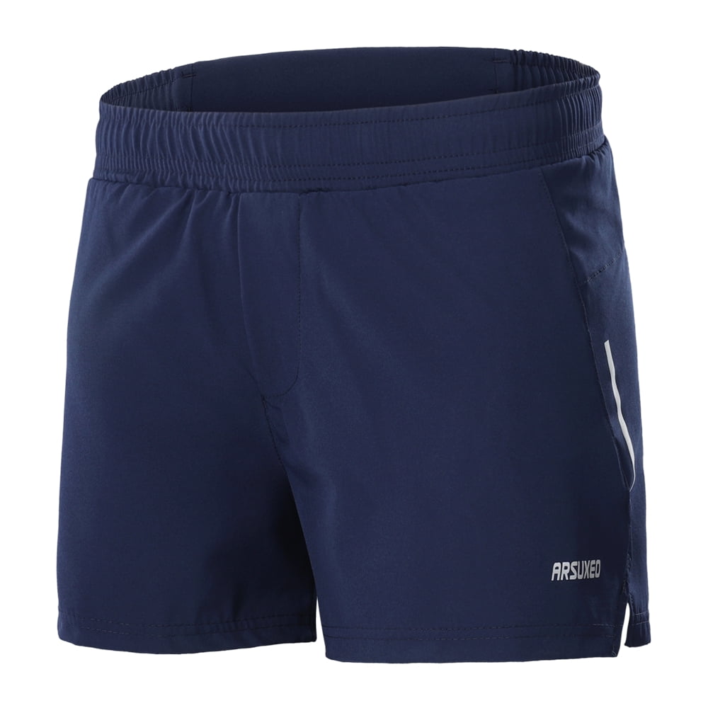 Arsuxeo Mens Gym Workout Shorts Elastic Drawstring