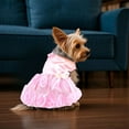 thumbnail image 6 of Pet Dresses for Spring Summer Cute Rose Floral Dog Cat Puppy Outfit Comfortable Fashionable Pet Apparel, 6 of 6