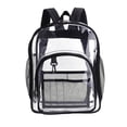 thumbnail image 5 of Hariumiu PVC Backpack Waterproof Heavy-duty Large Pvc Clear Backpack with Adjustable Shoulder Strap Transparent School Bag for Sports Hiking Travel, 5 of 12