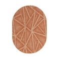 thumbnail image 1 of Furnish My Place Modern Indoor/Outdoor Commercial Solid Color Rug - Rust, 9' x 12' Oval, Pet and Kids Friendly Rug. Made in USA, Area Rugs Great for Kids, Pets, Event, Wedding, 1 of 5
