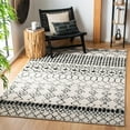 thumbnail image 3 of SAFAVIEH Tulum Coriander Moroccan Geometric Area Rug, 6' x 9', Ivory/Black, 3 of 8