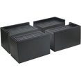 thumbnail image 1 of Bed Risers, Furniture Risers for Desk/Couch/Sofa/Table/Chair,Elevation in Heights of 3 or 5 Inches and Supports up to 11000 lbs,Extra Large with Heavy Duty Set of 4,Black Rectangle 5 Inches, 1 of 6