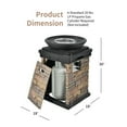 thumbnail image 2 of Gymax 40,000 BTU Burning Fire Bowl Column Propane Patio Yard w/ Lava Rocks, 2 of 9